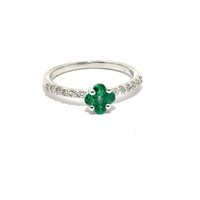 Anello Recarlo Donna in Oro Smeraldo 0.25 Ct XD 145/BSME - XD 145/BSME